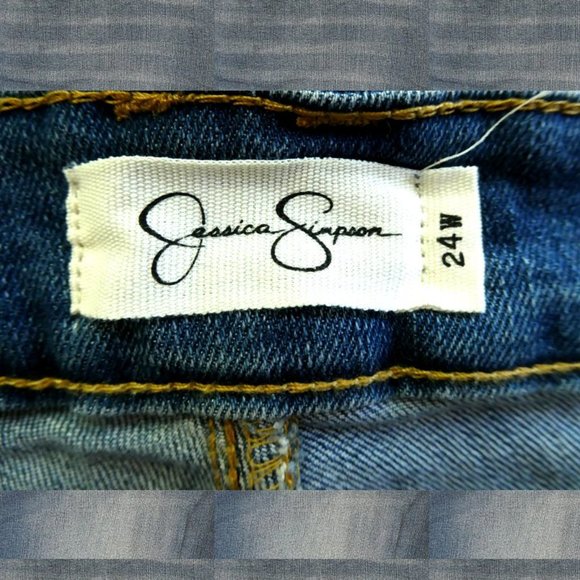 Jessica Simpson Forever Short Denim Shorts Size 24W - Picture 5 of 7